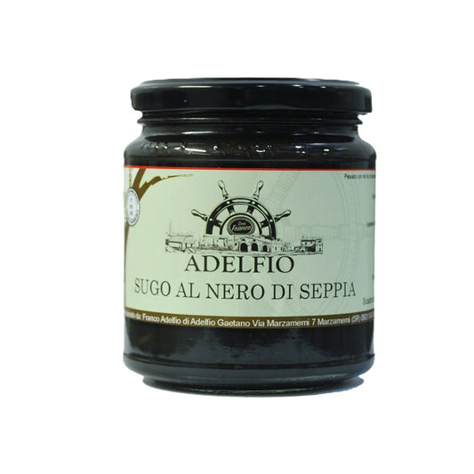 Schwarze Tintenfischsauce, 300 g (Sugo al nero di seppia)