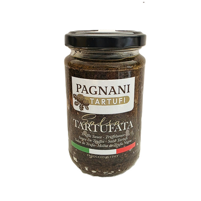 Trüffelsauce 10 % mit Trüffelscheiben (Salsa Tartufata)