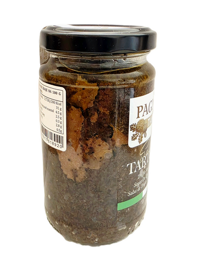 Trüffelsauce 10 % mit Trüffelscheiben (Salsa Tartufata)