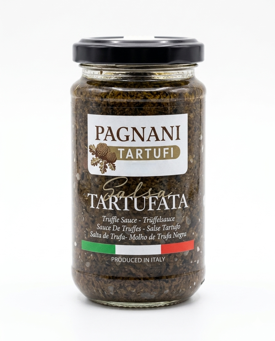 Salsa tartufata al 10% con scaglie di tartufo (Salsa Tartufata)