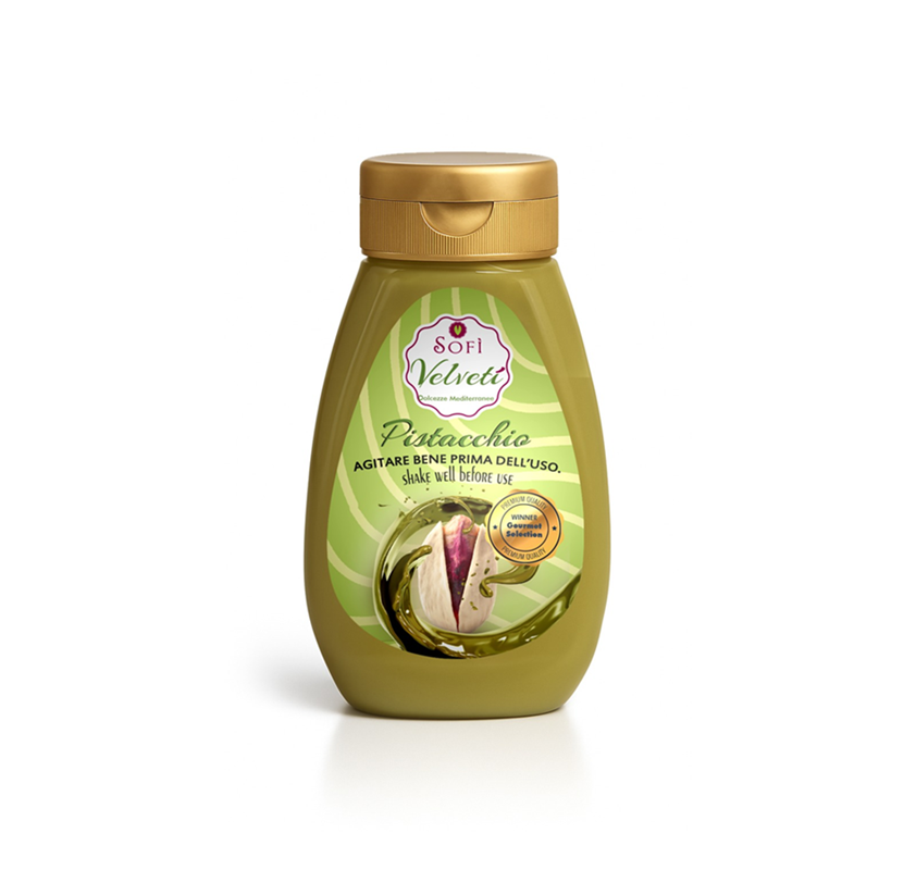 Premium-Pistaziencreme 60 % Velveti, 200 g - 100% Natürlich, ohne Emulgatoren, Farbstoffe und Palmöl