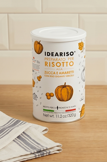 Italienisches Kürbisrisotto mit Amaretti, 320 g (Risotto Zucca e Amaretti)
