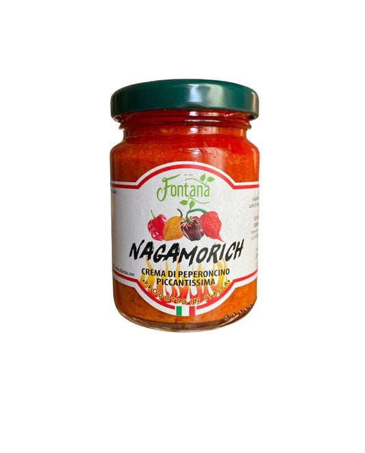 Sehr scharfe Creme aus Nagamorich-Chilischoten (Bhut Jolokia), 90 g