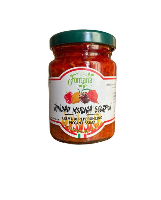 Very hot Trinidad Moruga Scorpion chilli cream, 90 g