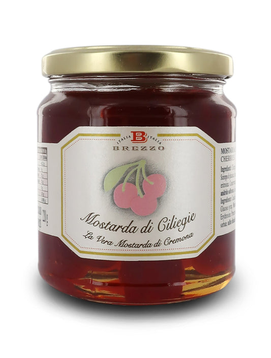 Sweet and spicy Mostarda from candied cherries, 380 g