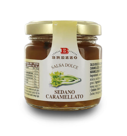 Sweet sauce from caramelized celery with honey, 110g